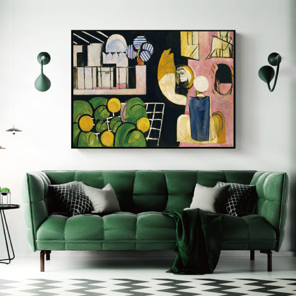 60cmx90cm-moroccans-by-henri-matisse-black-frame-canvas-wall-art at www.mallsonline.com.au