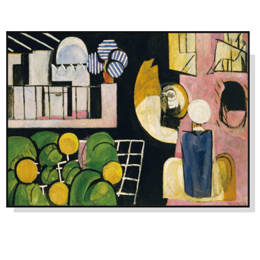 70cmx100cm-moroccans-by-henri-matisse-black-frame-canvas-wall-art www.mallsonline.com.au