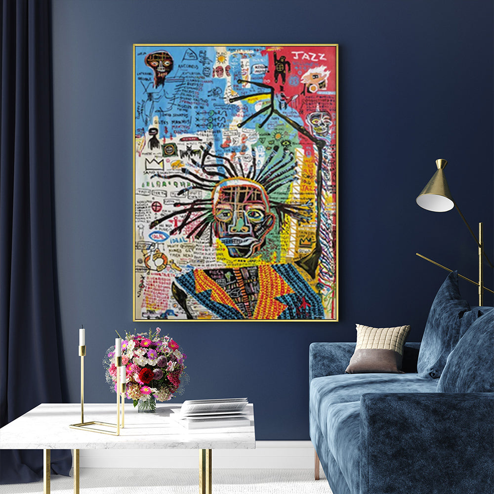 60cmx90cm-jazz-gold-frame-canvas-wall-art at www.mallsonline.com.au