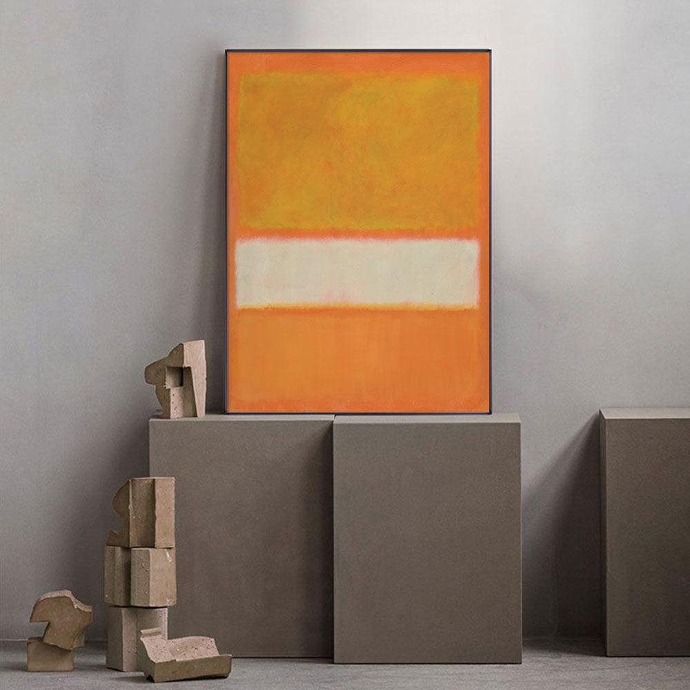 50cmx70cm-yellow-by-mark-rothko-black-frame-canvas-wall-art at www.mallsonline.com.au