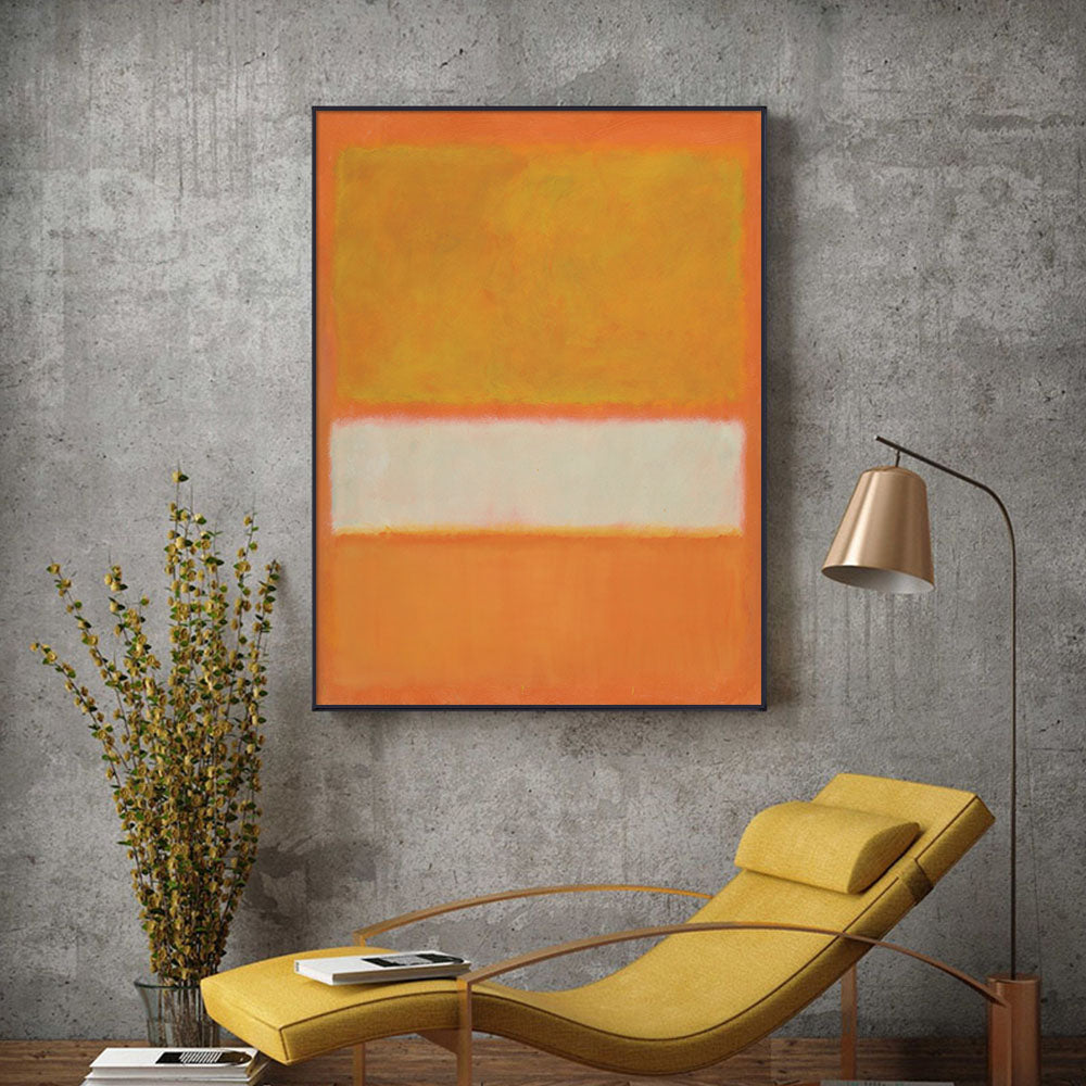 60cmx90cm-yellow-by-mark-rothko-black-frame-canvas-wall-art at www.mallsonline.com.au