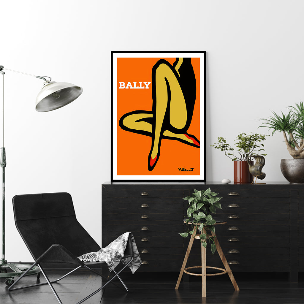 50cmx70cm-orange-legs-black-frame-canvas-wall-art at www.mallsonline.com.au