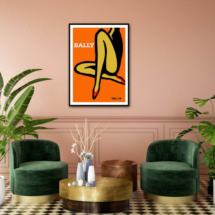 50cmx70cm-orange-legs-black-frame-canvas-wall-art at www.mallsonline.com.au