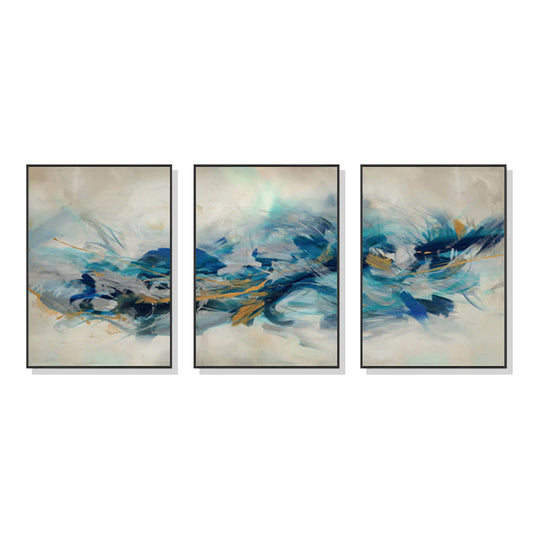 Wall Art 50cmx70cm The Universal 3 Sets Black Frame Canvas