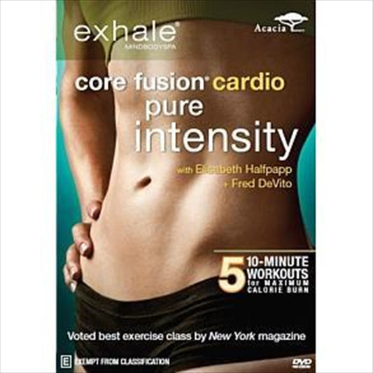 exhale-core-fusion-cardio-pure-intensity-dvd at www.mallsonline.com.au