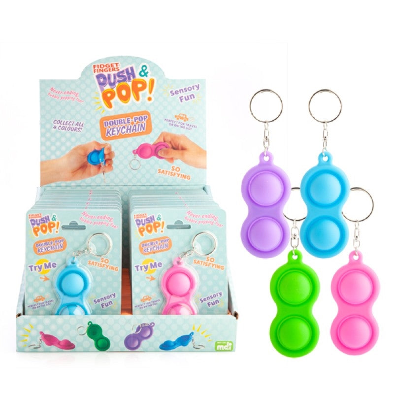 double-push-and-pop-keychain-random-colour at www.mallsonline.com.au