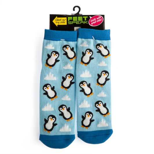 penguin-feet-speak-socks at www.mallsonline.com.au