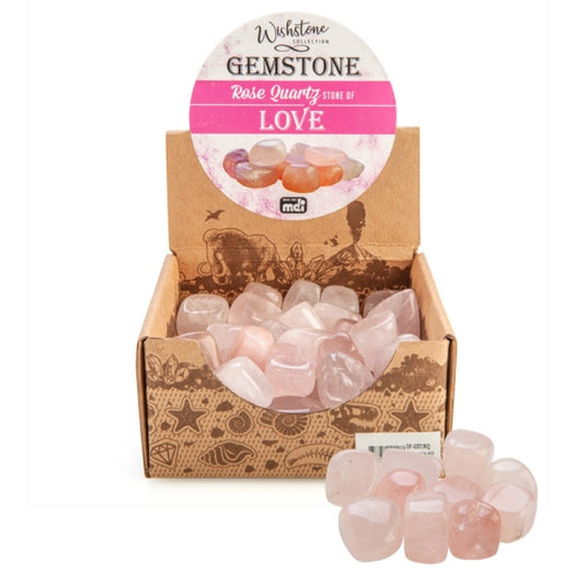 gemstone-tumbled-rose-quartz-sent-at-random at www.mallsonline.com.au