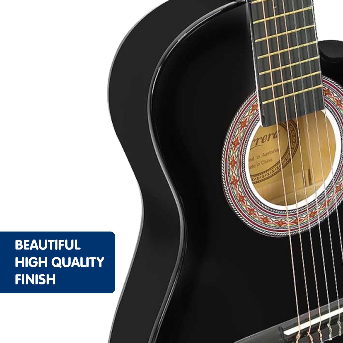 karrera-childrens-acoustic-guitar-kids-black at www.mallsonline.com.au