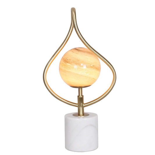 sarantino-sculptural-orange-glass-table-lamp-with-white-marble-base-1 www.mallsonline.com.au