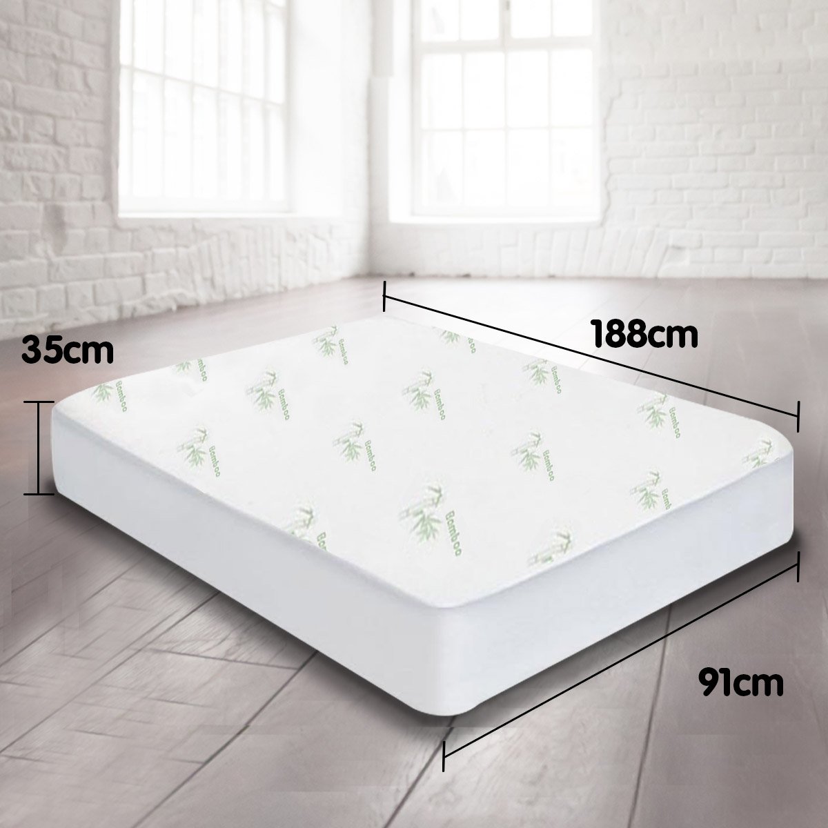 laura-hill-bamboo-mattress-protector-single at www.mallsonline.com.au