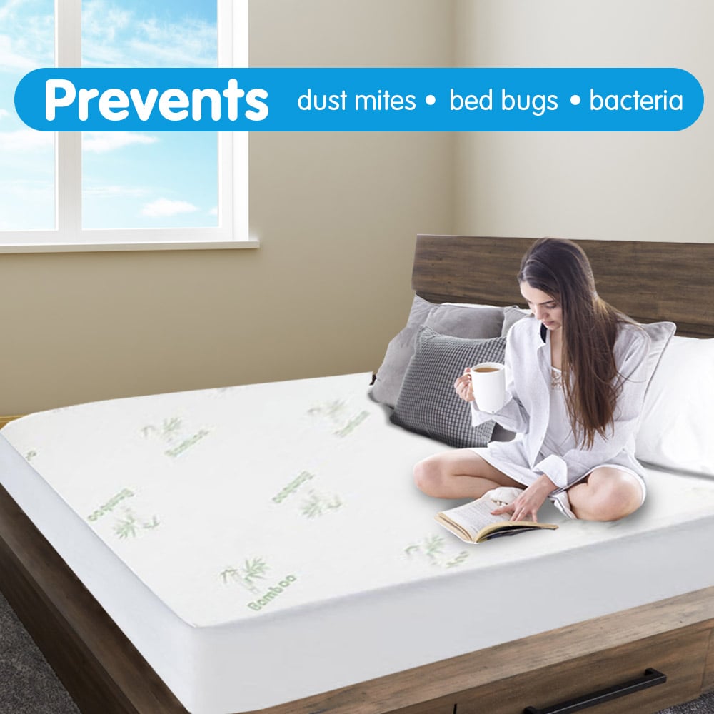 laura-hill-bamboo-mattress-protector-single at www.mallsonline.com.au