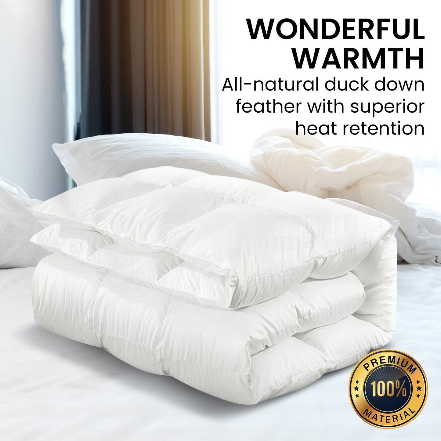 laura-hill-500gsm-duck-down-feather-quilt-comforter-doona-queen at www.mallsonline.com.au