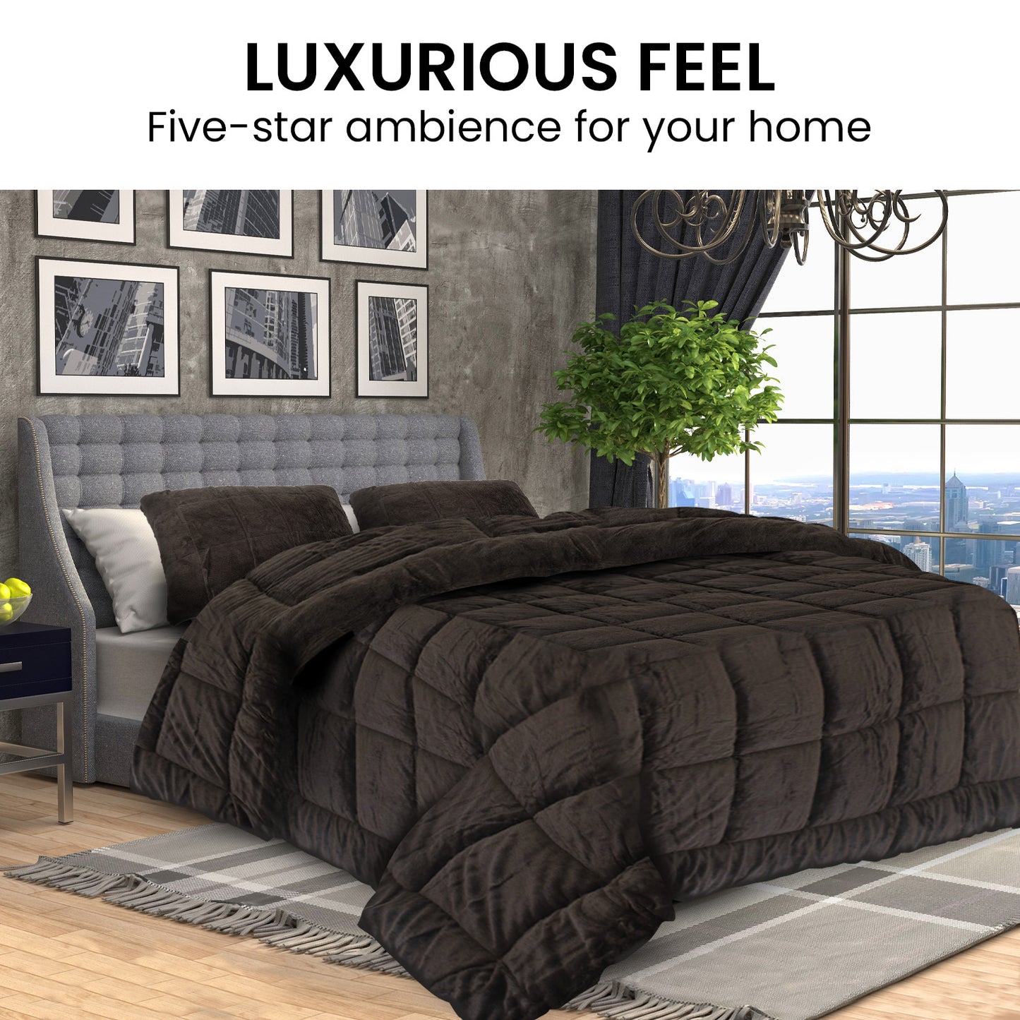 laura-hill-600gsm-faux-mink-comforter-quilt-duvet-doona-queen at www.mallsonline.com.au