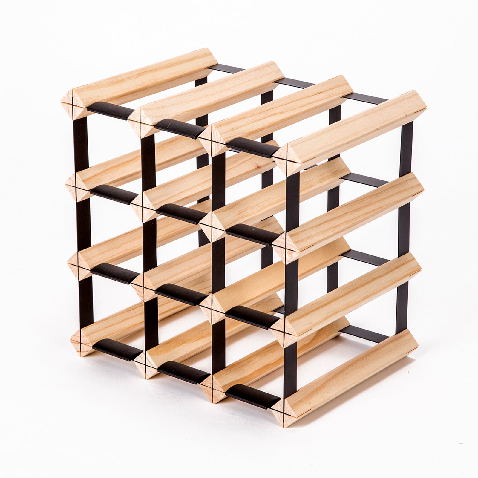 la-bella-12-bottle-timber-wine-rack-storage-cellar-organiser www.mallsonline.com.au