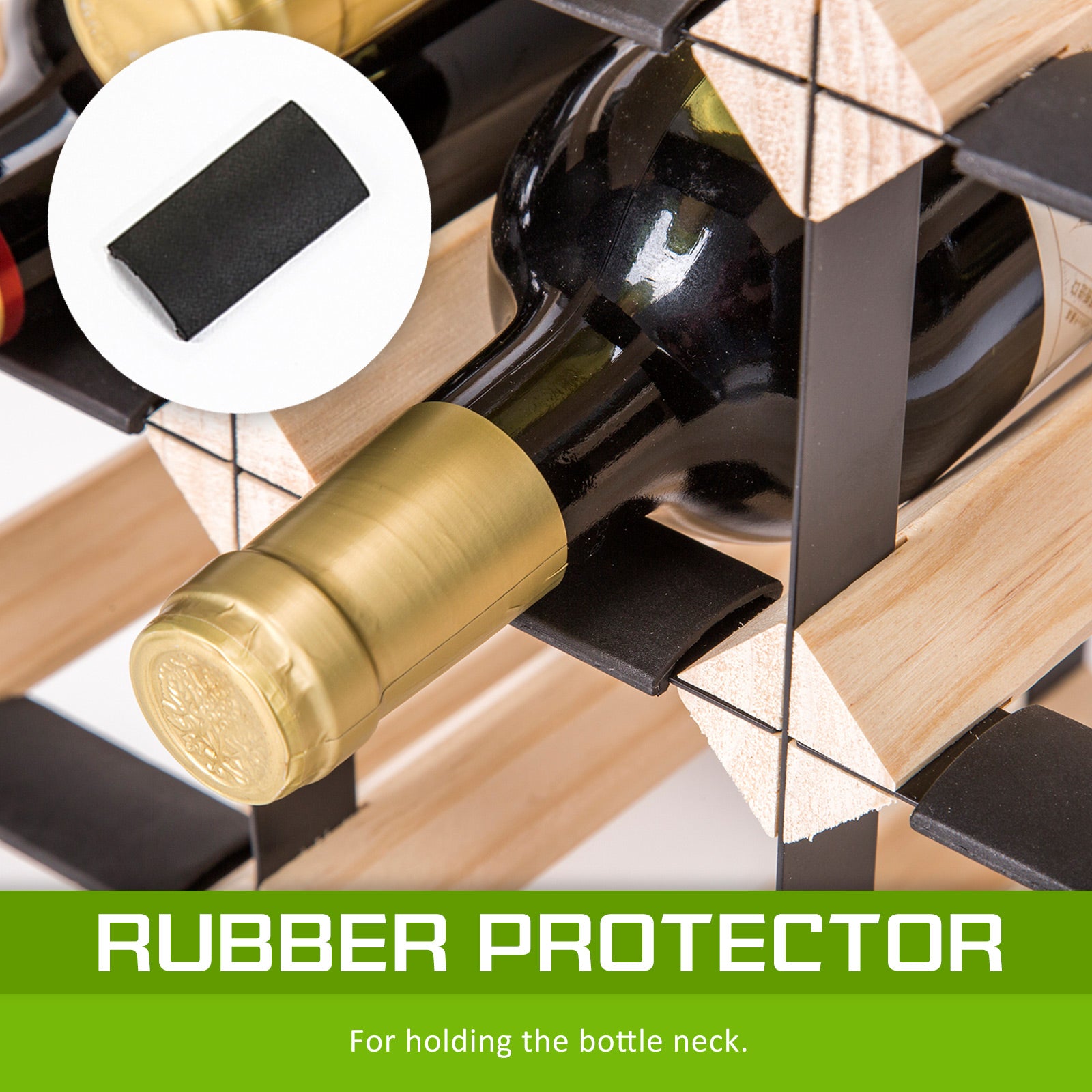 la-bella-12-bottle-timber-wine-rack-storage-cellar-organiser www.mallsonline.com.au