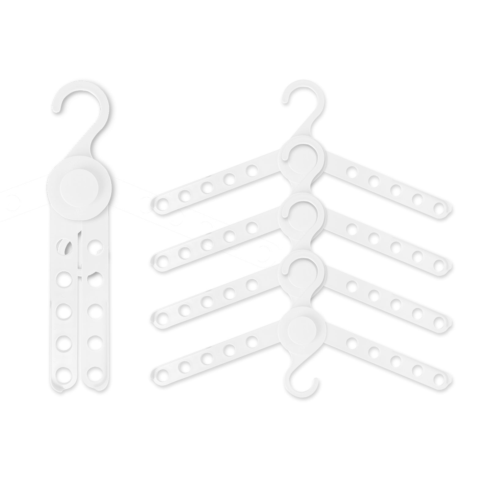 wing-50-set-white-plus-hanger-multiple-clothes-rack-organizer-foldable www.mallsonline.com.au