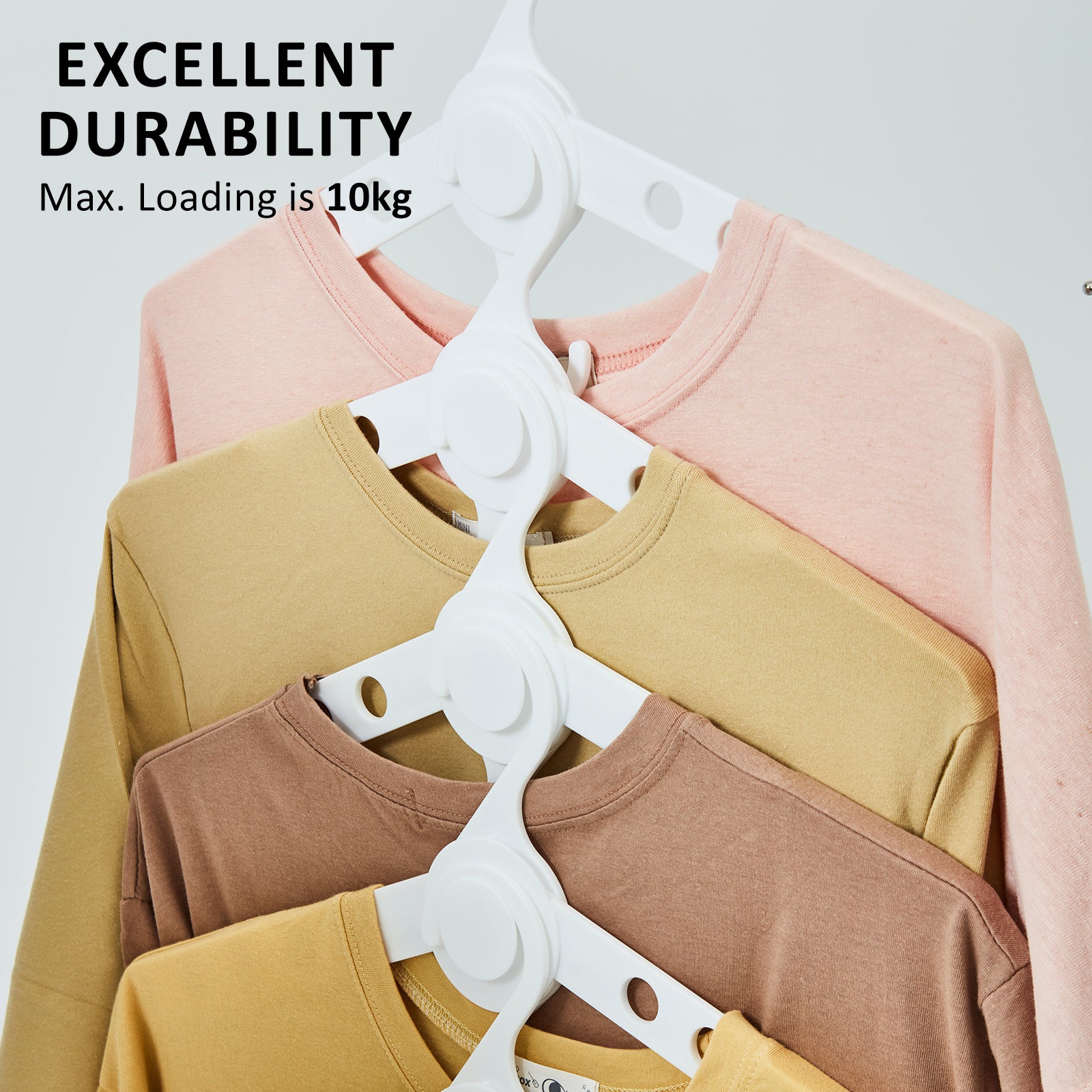wing-50-set-white-plus-hanger-multiple-clothes-rack-organizer-foldable www.mallsonline.com.au