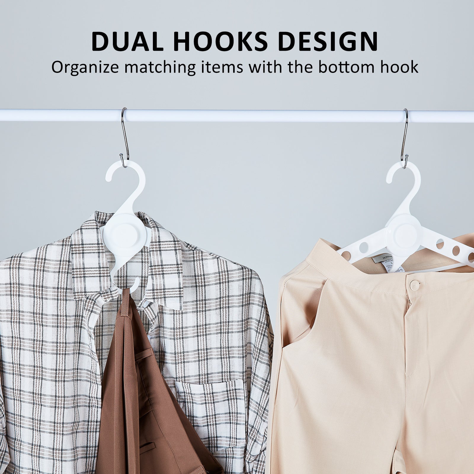 wing-50-set-white-plus-hanger-multiple-clothes-rack-organizer-foldable www.mallsonline.com.au