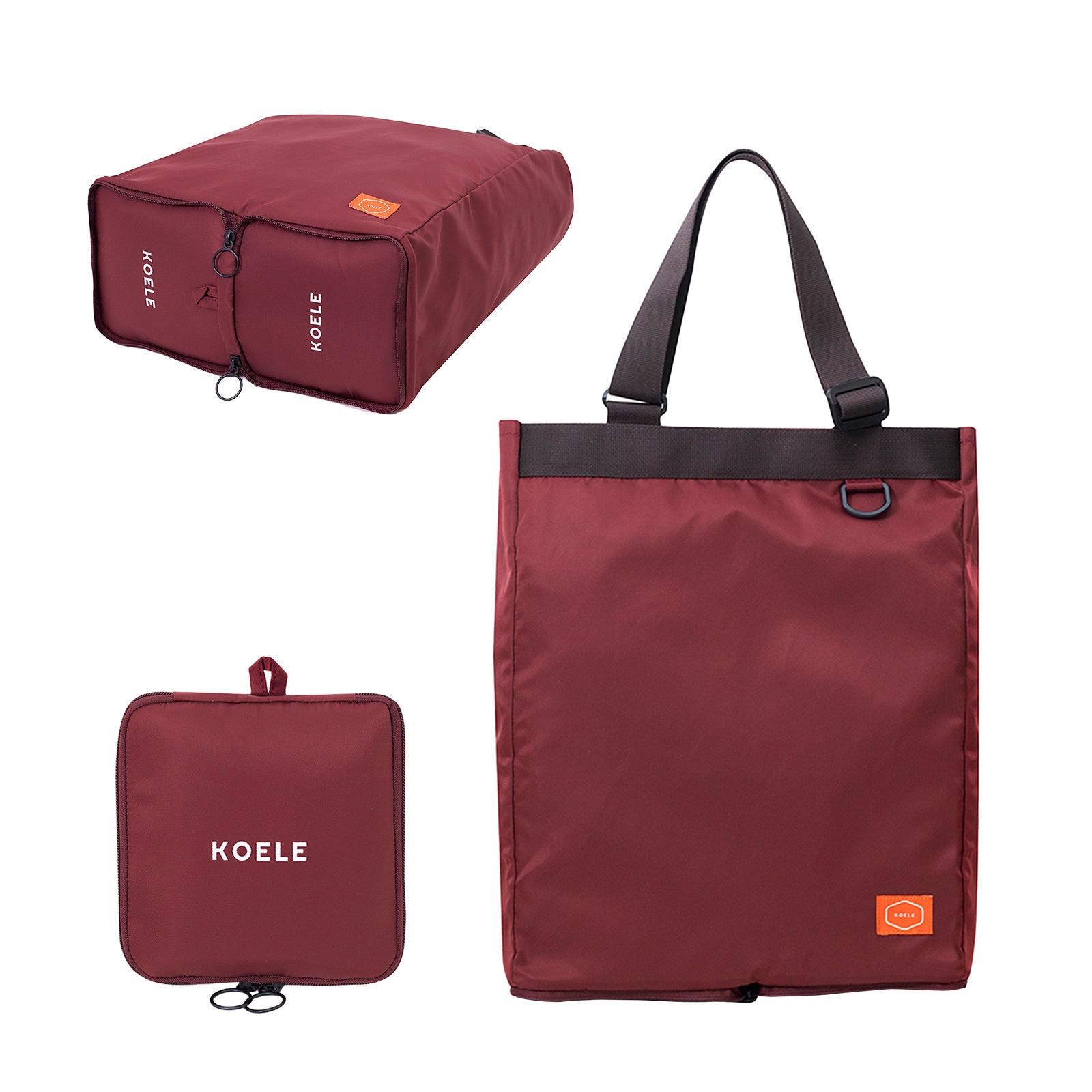 koele-wine-shopper-bag-tote-bag-foldable-travel-laptop-grocery-ko-shoulder at www.mallsonline.com.au