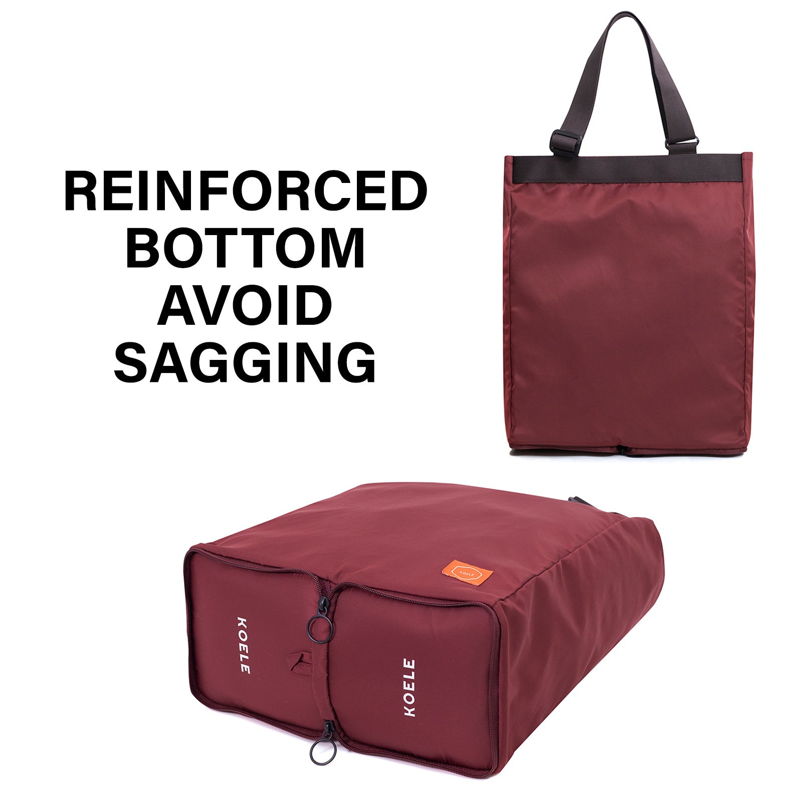 koele-wine-shopper-bag-tote-bag-foldable-travel-laptop-grocery-ko-shoulder at www.mallsonline.com.au