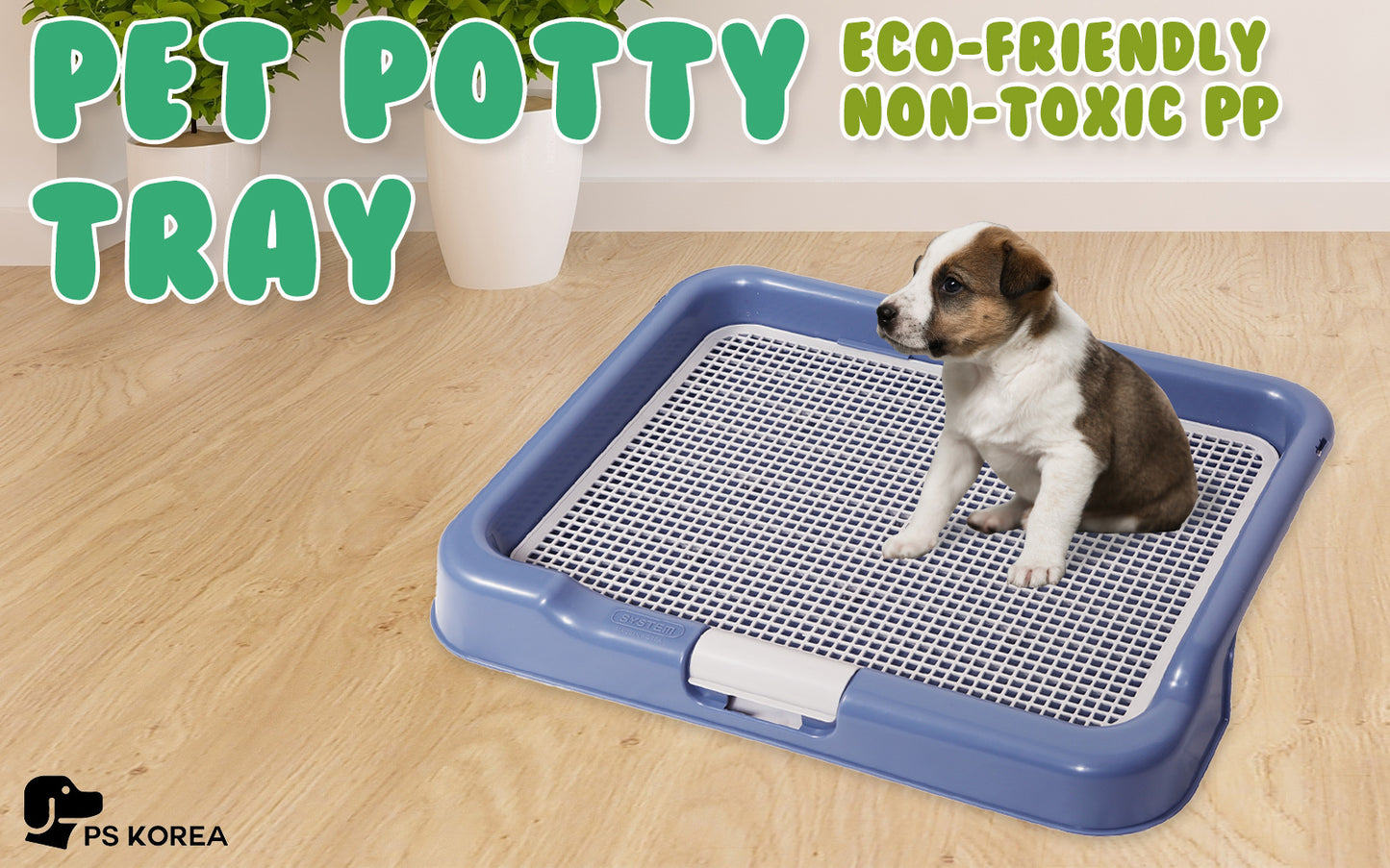 Dog Pet Potty Tray Training Toilet Portable T3 BLUE