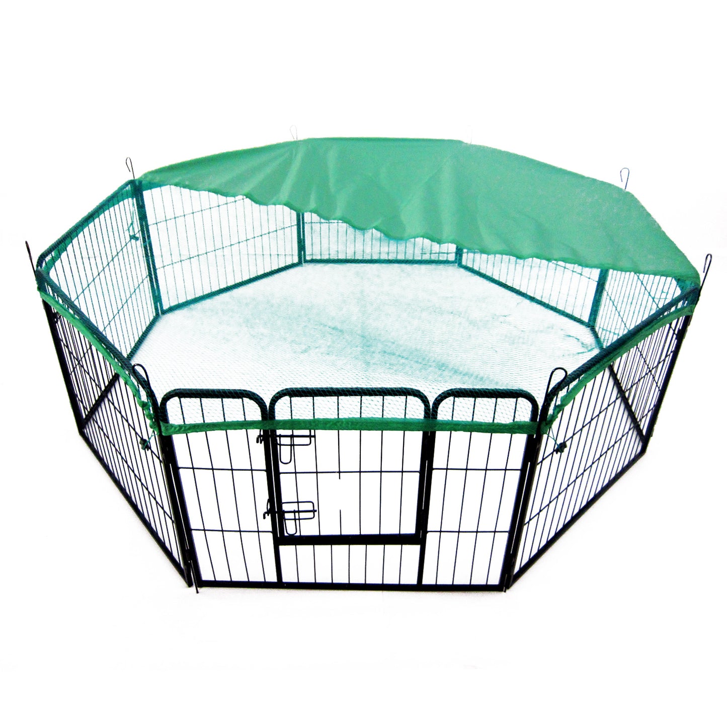 Net Cover Green for Pet Playpen Dog Cage 31in