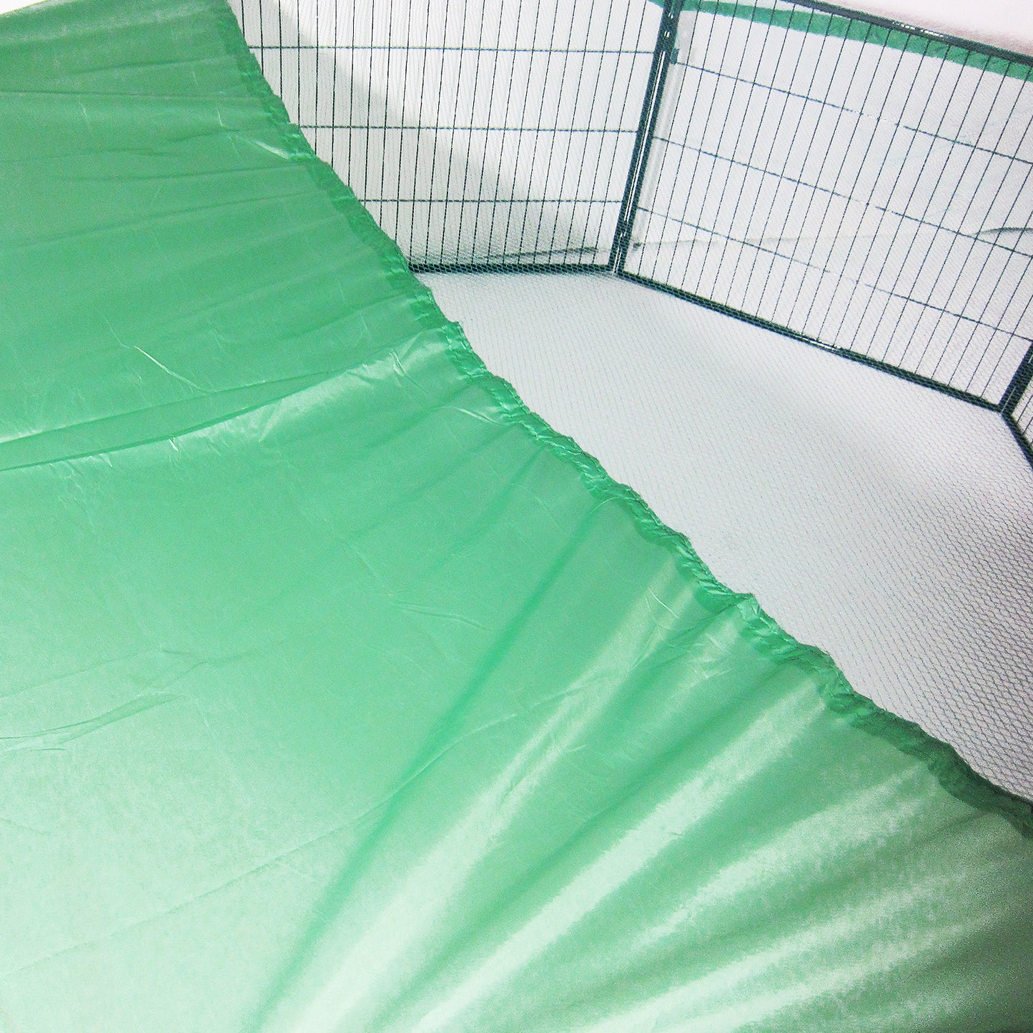 Net Cover Green for Pet Playpen Dog Cage 31in