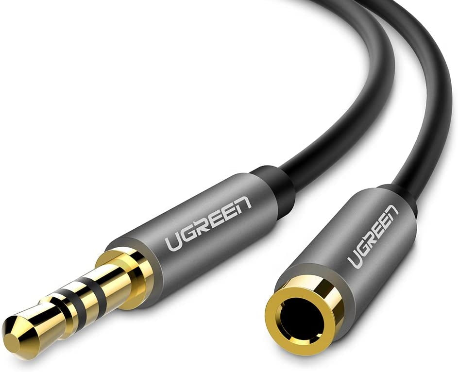 ugreen-3-5mm-male-to-3-5mm-female-extension-cable-5m-black-10538 at www.mallsonline.com.au