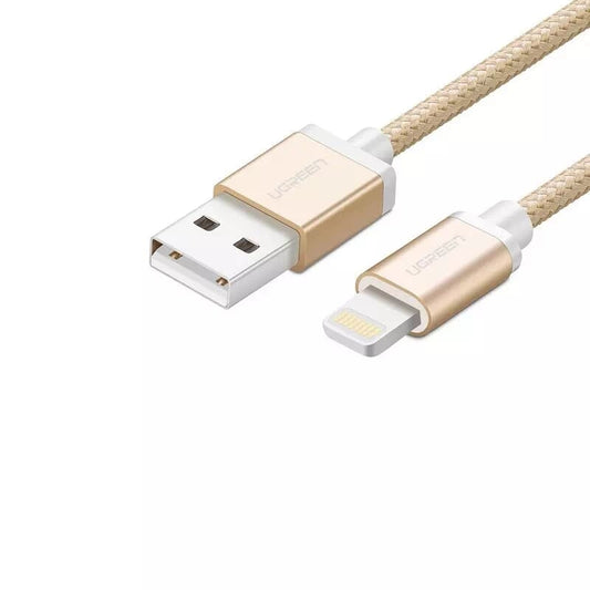 ugreen-30589-iphone-8-pin-to-usb2-0-sync-charging-cable-2m-gold at www.mallsonline.com.au