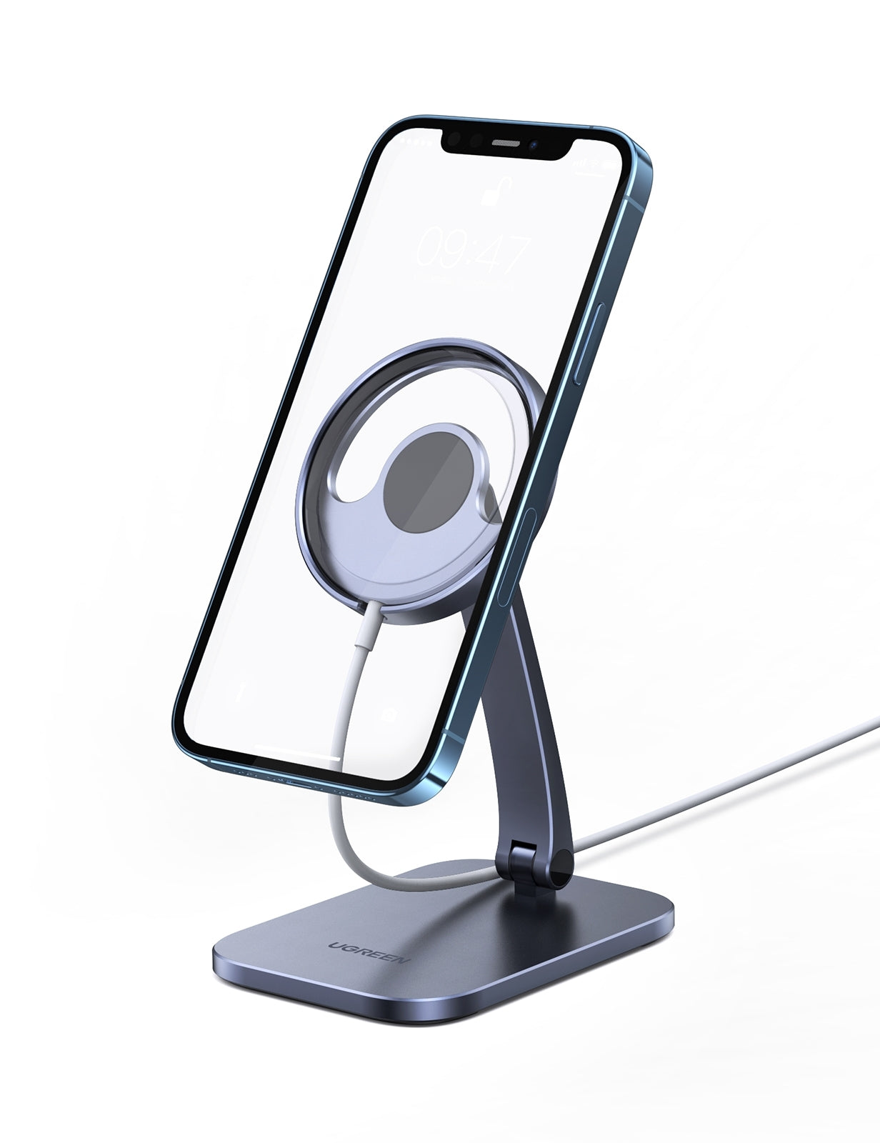 ugreen-40290-desk-adjustable-and-foldable-aluminum-magsafe-charging-stand at www.mallsonline.com.au