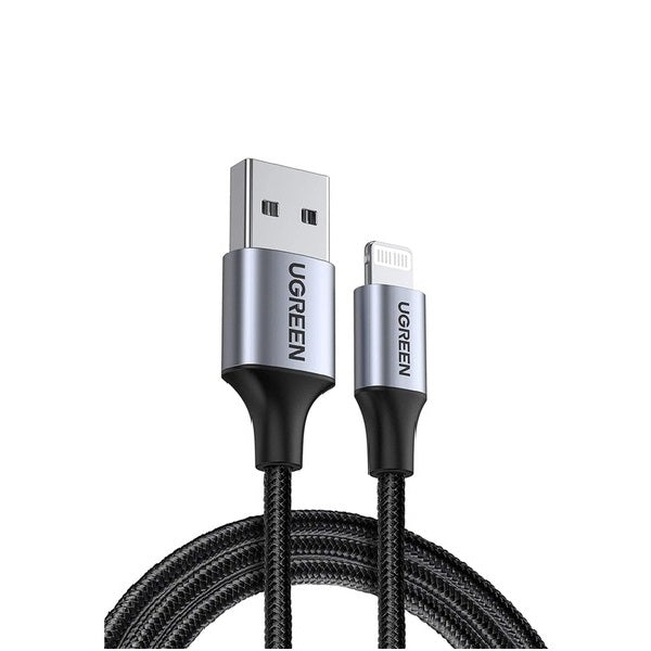 ugreen-60158-usb-a-to-8-pin-iphone-charging-cable-2m-black