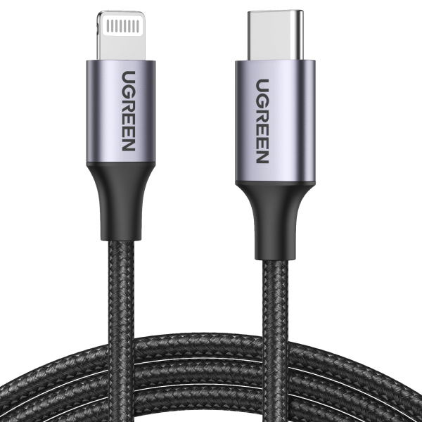 ugreen-60759-usb-c-to-iphone-8-pin-fast-charging-cable-1m at www.mallsonline.com.au