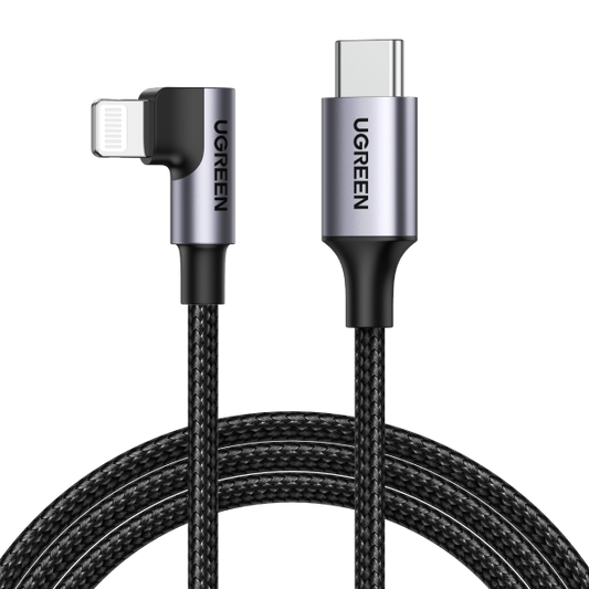 ugreen-60763-90-degree-usb-c-to-iphone-8-pin-cable-1m at www.mallsonline.com.au