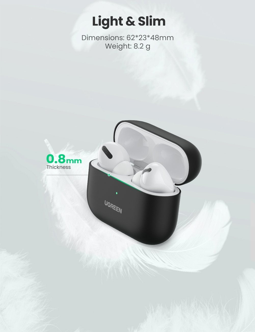 ugreen-liquid-silicone-case-for-airpods-pro-80513 at www.mallsonline.com.au