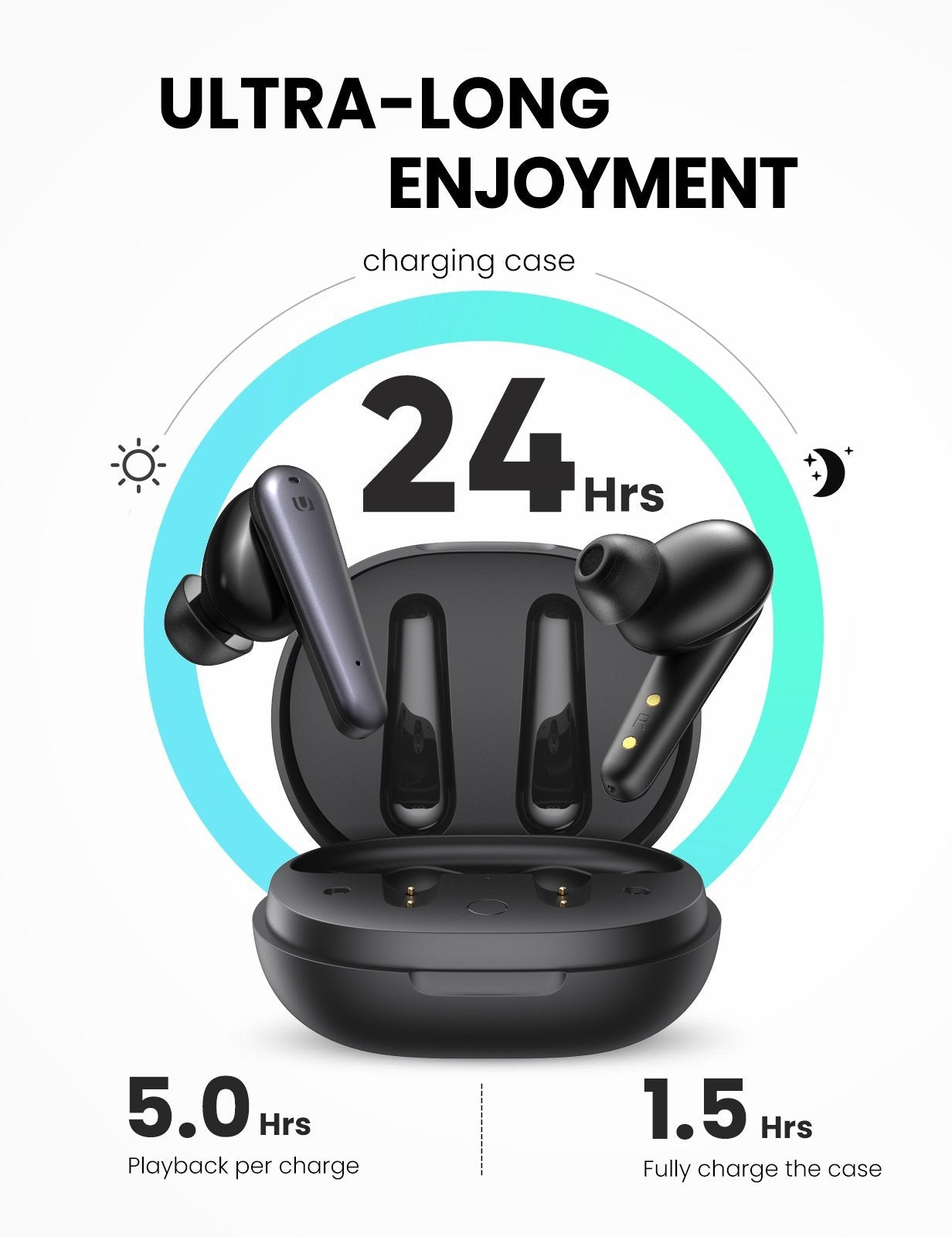 ugreen-80651-t1-wireless-earbuds-black at www.mallsonline.com.au