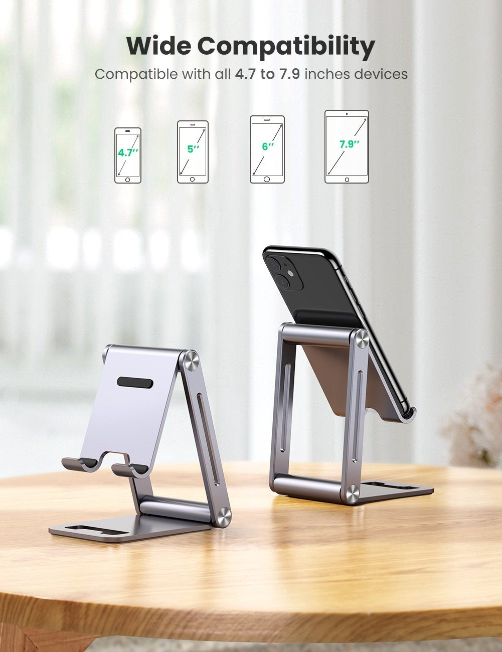 ugreen-80708-adjustable-aluminum-phone-holder at www.mallsonline.com.au