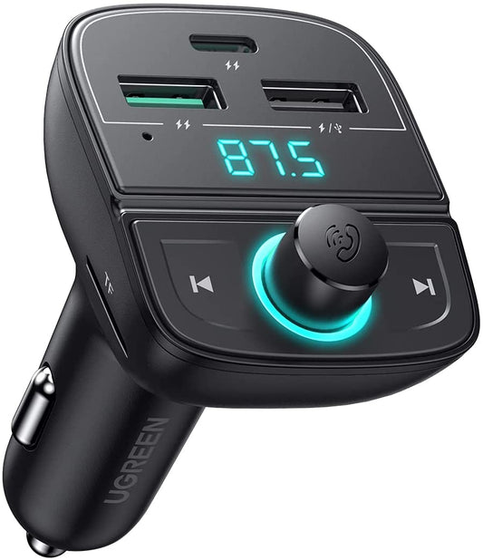 ugreen-80910-car-bluetooth-5-0-fm-transmitter at www.mallsonline.com.au