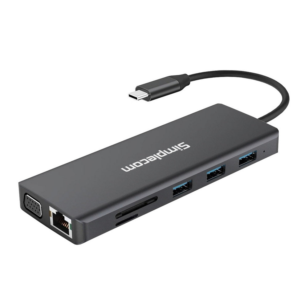 simplecom-chn612-usb-c-12-in-1-multiport-docking-station-dual-hdmi-vga-triple-display-gigabit-lan at www.mallsonline.com.au