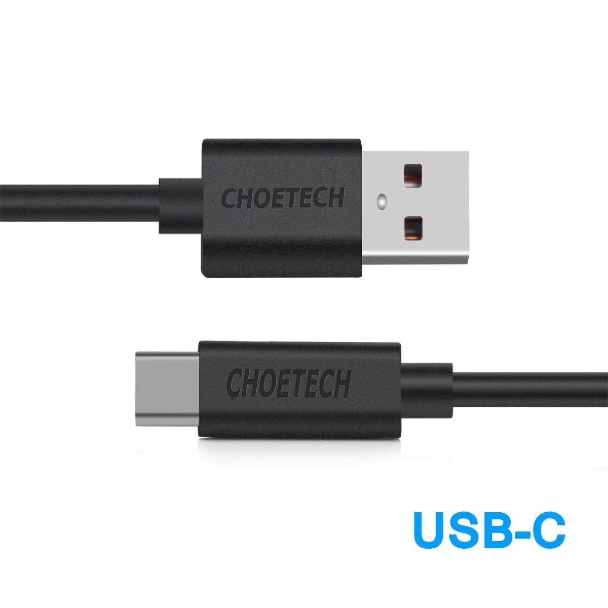 choetech-ac0004-usb-a-to-usb-c-charge-sync-cable-3m-black at www.mallsonline.com.au