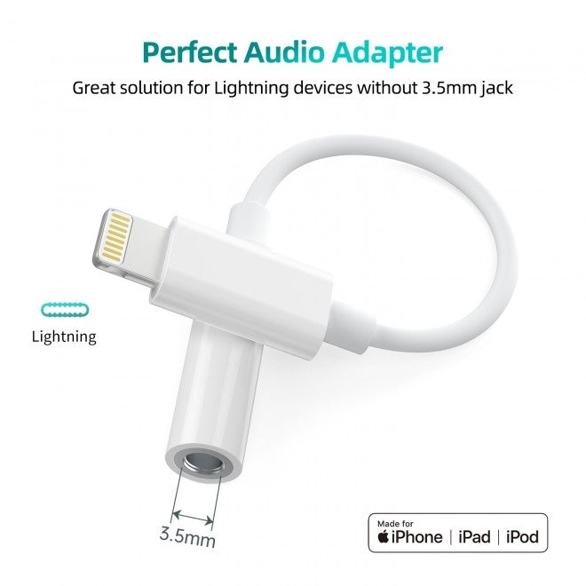 choetech-aux005-iphone-8-pin-to-3-5mm-headphone-adapter at www.mallsonline.com.au