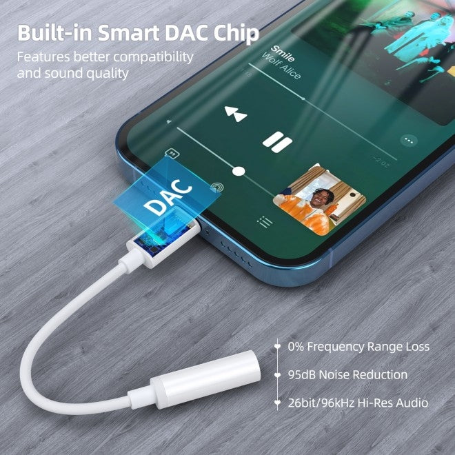 choetech-aux005-iphone-8-pin-to-3-5mm-headphone-adapter at www.mallsonline.com.au