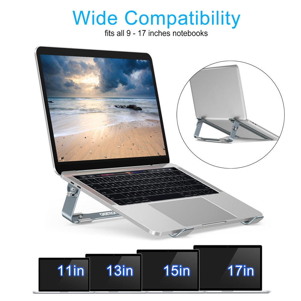 choetech-h033-detachable-aluminum-cooling-laptop-stand-grey