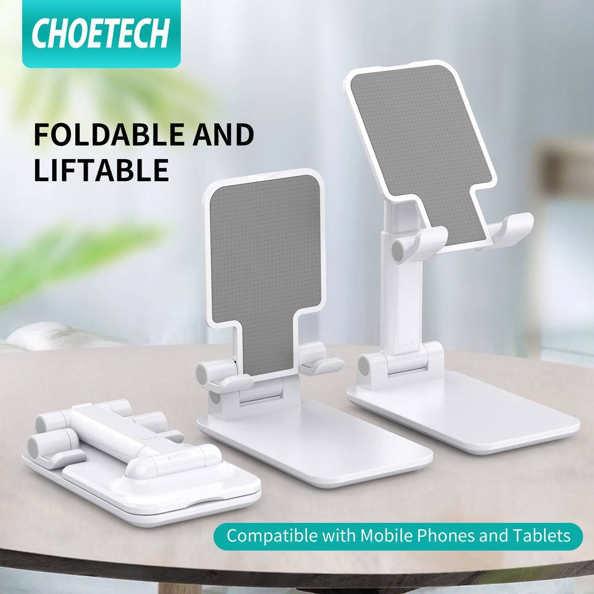 choetech-h88-wh-choetech-foldable-mobilephone-holder at www.mallsonline.com.au