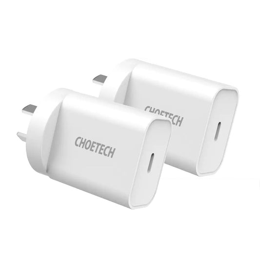 choetech-mix00109-usb-c-pd-20w-ac-charger-adapter-2-pack-white