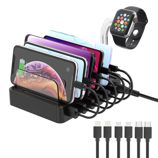 choetech-q3008-6-port-usb-desktop-charger-station at www.mallsonline.com.au