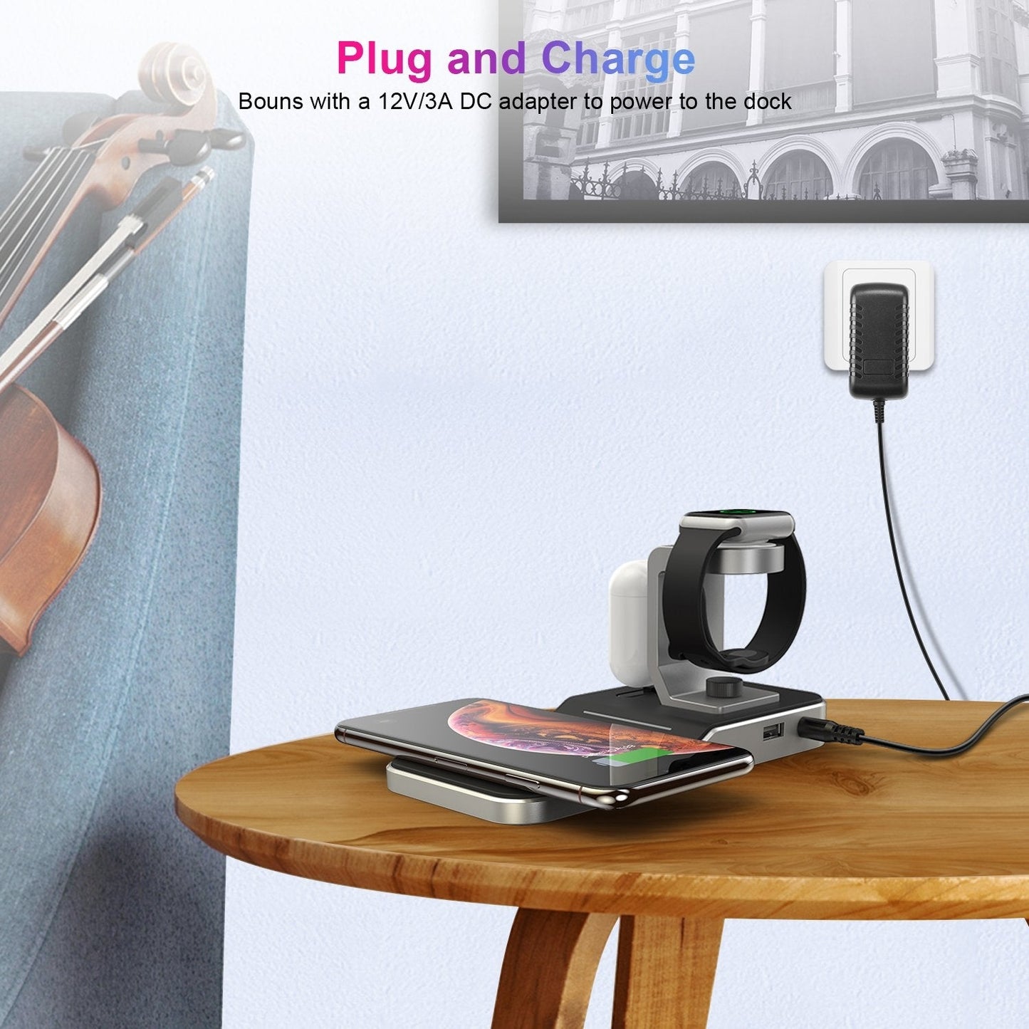 choetech-t316-4-in-1-wireless-charging-station-for-iphone-apple-watch-ipod-and-all-qi-wireless-cell-phones at www.mallsonline.com.au