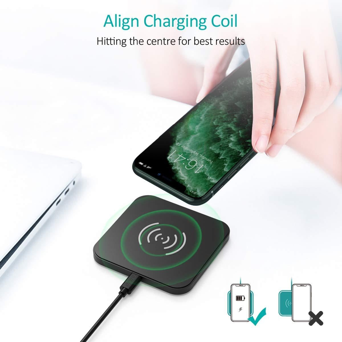 choetech-t511bw-qi-certified-fast-wireless-charging-pad-black-and-white-2-pack at www.mallsonline.com.au