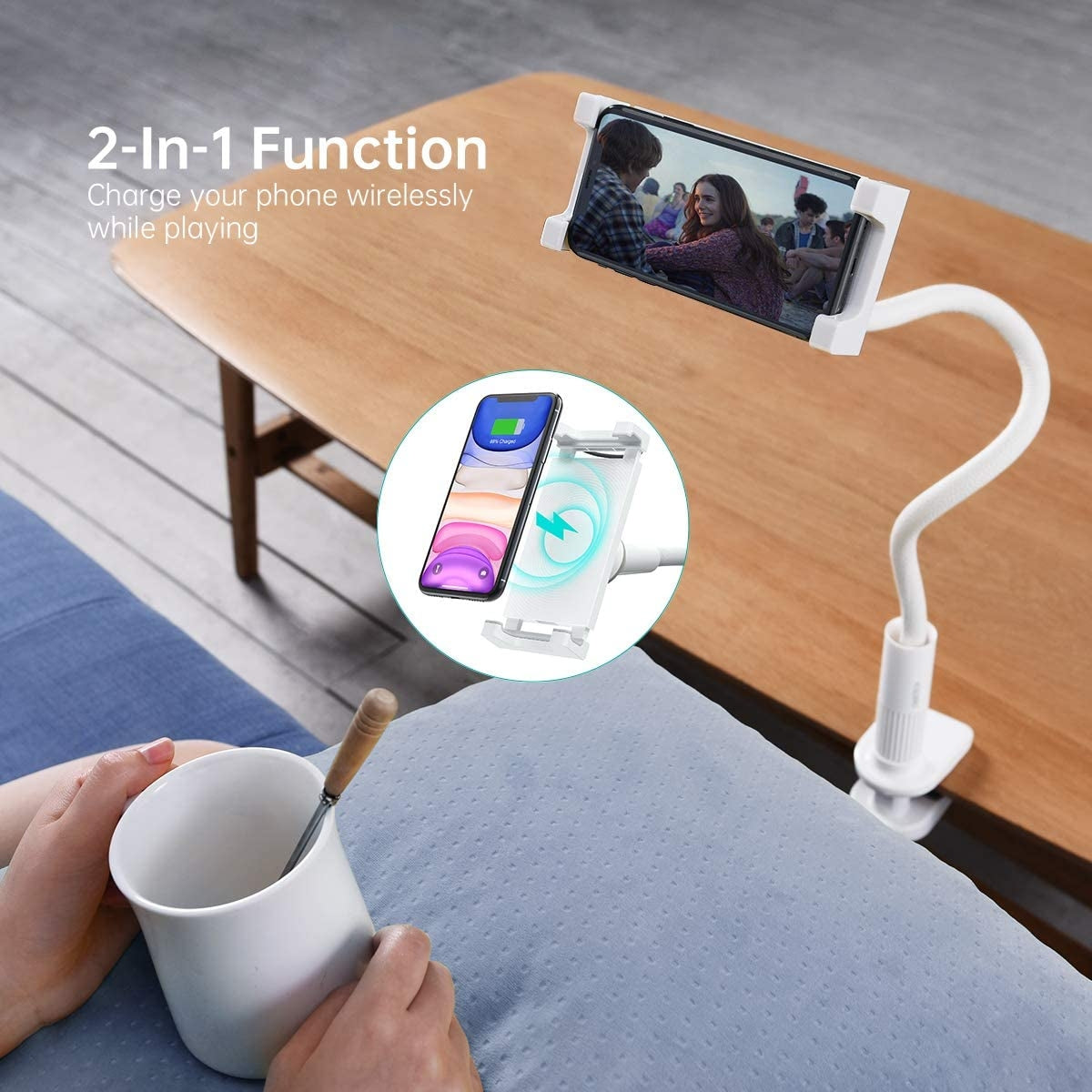 choetech-t548-s-wireless-charger-with-flexible-holder at www.mallsonline.com.au