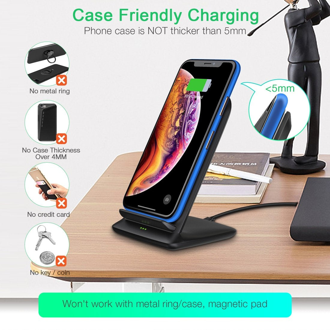 choetech-t555-s-10w-wireless-charger-stand at www.mallsonline.com.au